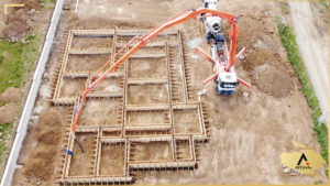 44 Turnare beton soclu elevatie poza aeriana cifa