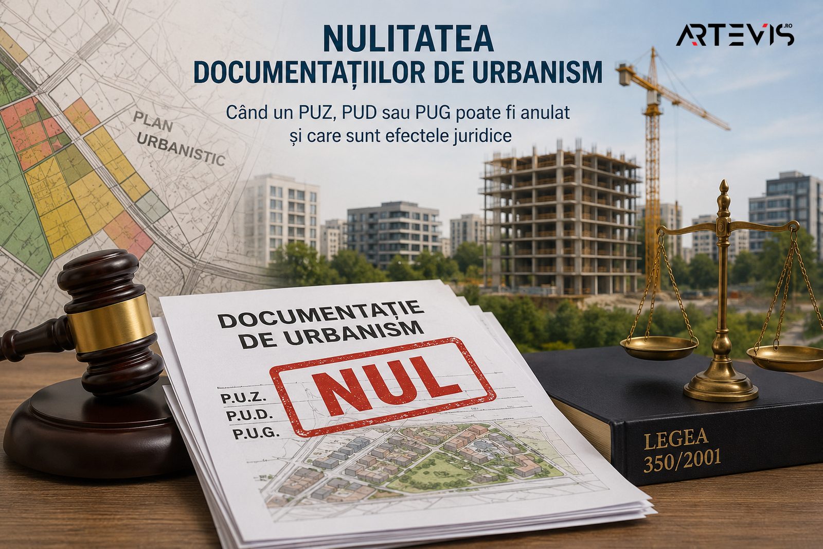 Când se anulează un PUZ sau o autorizație: nulitatea în noul Cod